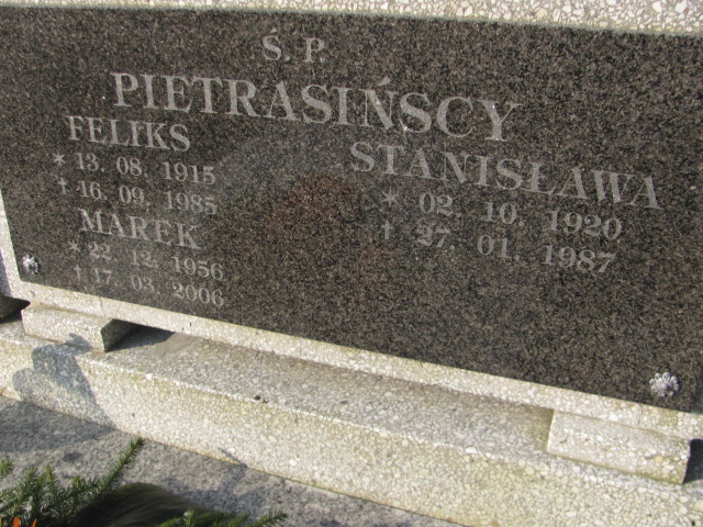 Marek PIETRASIŃSKA 1956 Toruń - Grobonet - Wyszukiwarka osób pochowanych