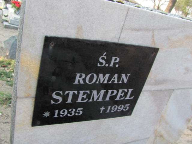 Roman STEMPEL 1935 Toruń - Grobonet - Wyszukiwarka osób pochowanych