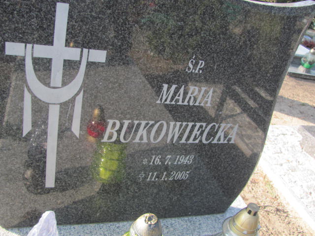 Maria BUKOWIECKA 1943 Toruń - Grobonet - Wyszukiwarka osób pochowanych