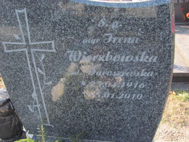 Irena WIERZBOWSKA 1916 Toruń - Grobonet - Wyszukiwarka osób pochowanych