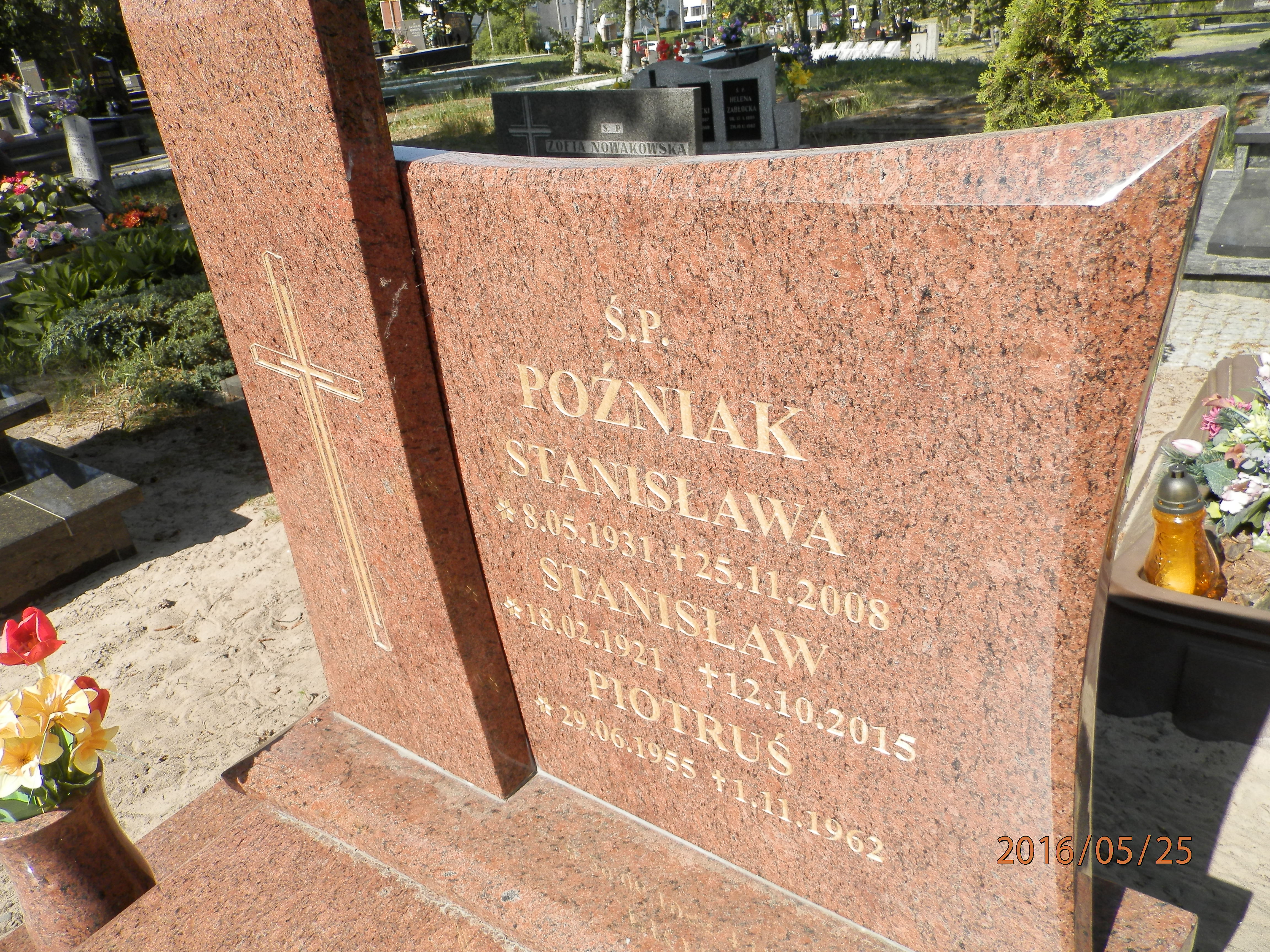 Piotr PÓŹNIAK 1955 Toruń - Grobonet - Wyszukiwarka osób pochowanych