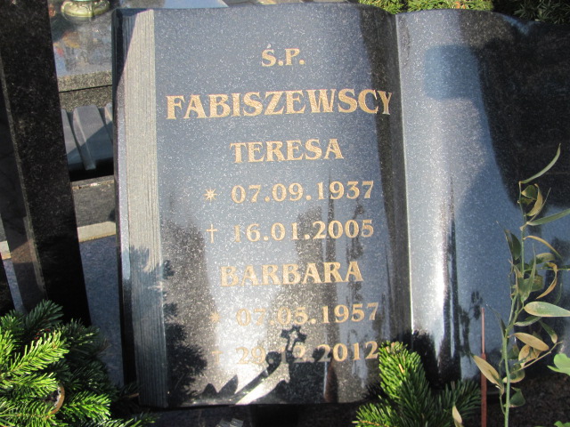 Tomasz FABISZEWSKI 1965 Toruń - Grobonet - Wyszukiwarka osób pochowanych