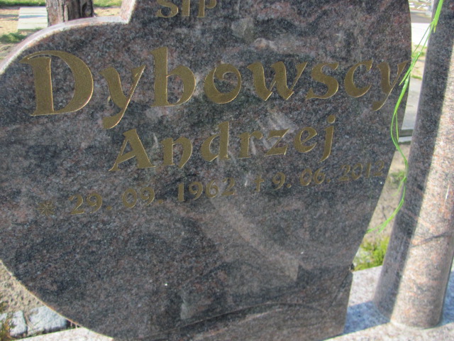 Andrzej DYBOWSKI 1962 Toruń - Grobonet - Wyszukiwarka osób pochowanych
