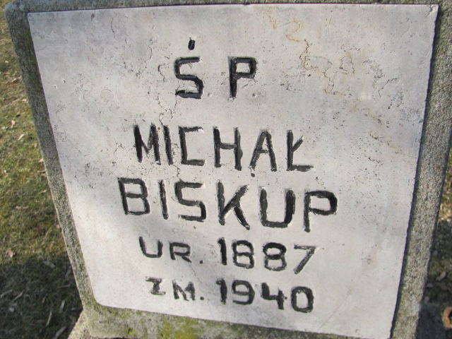 Michał BISKUP 1887 Toruń - Grobonet - Wyszukiwarka osób pochowanych