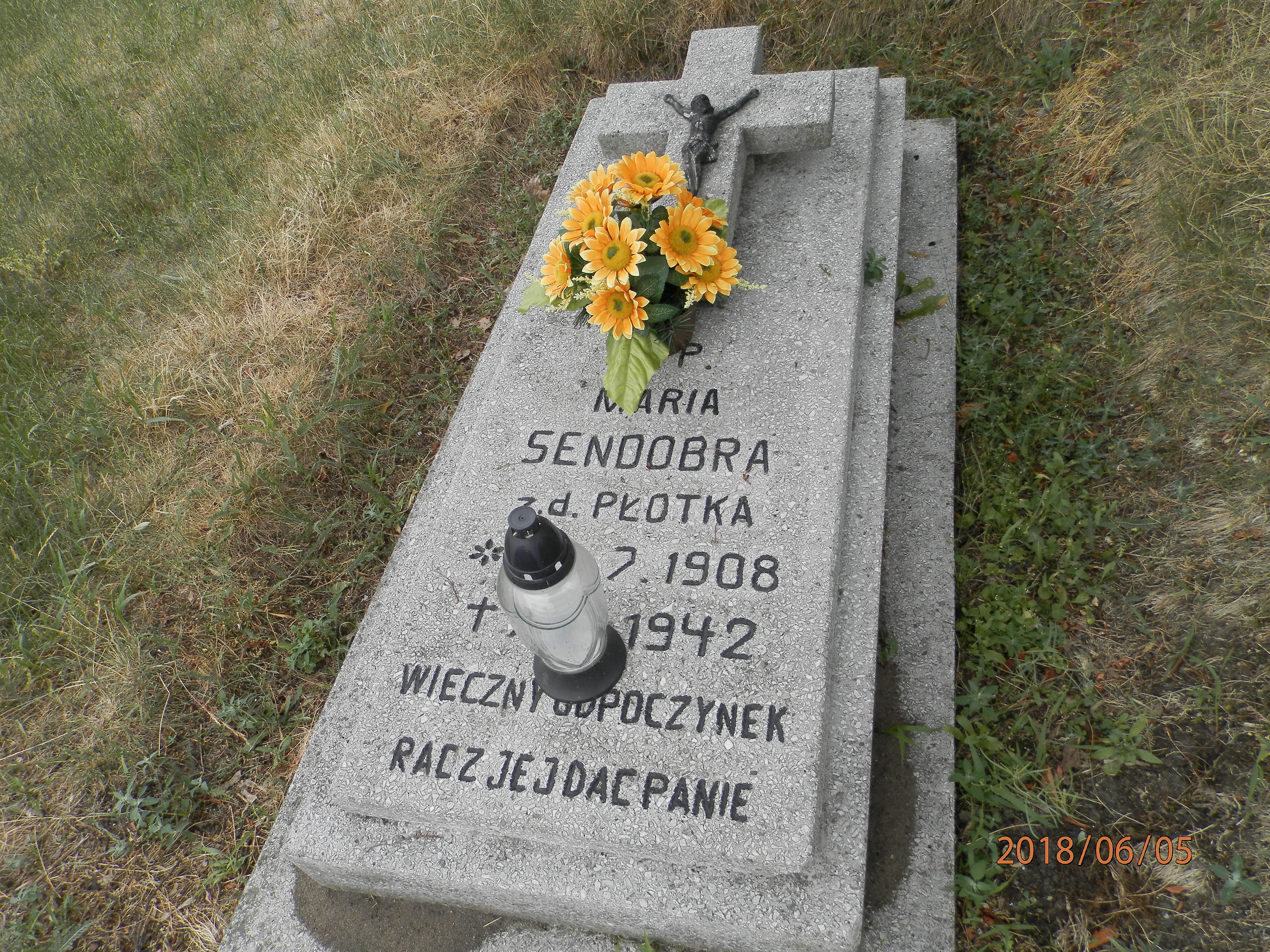 Maria SENDOBRA 1908 Toruń - Grobonet - Wyszukiwarka osób pochowanych