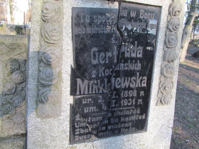 Gertruda MIKLEJEWSKA 1898 Toruń - Grobonet - Wyszukiwarka osób pochowanych