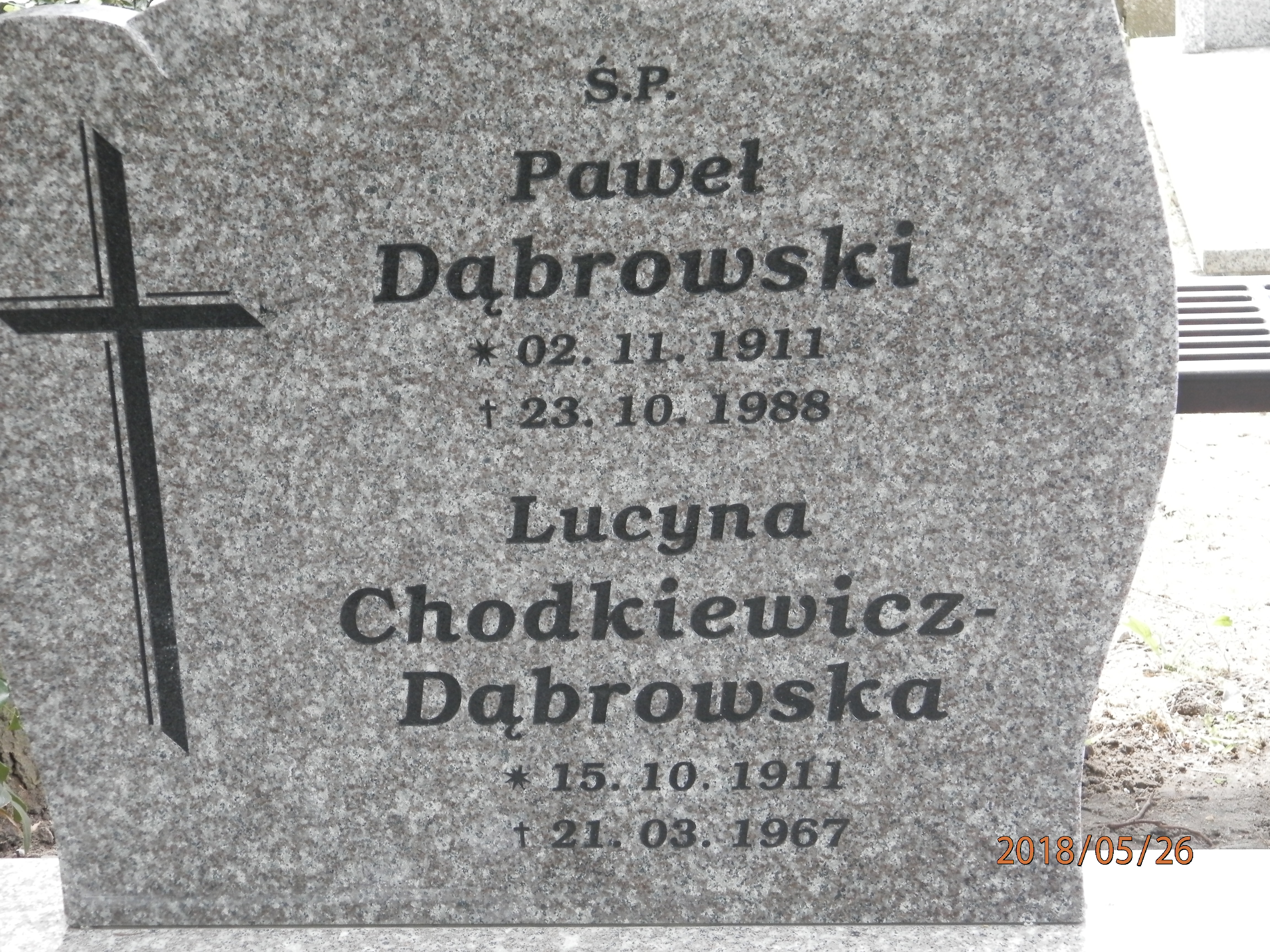 Lucyna Chodkiewicz Dąbrowska 1911 Toruń - Grobonet - Wyszukiwarka osób pochowanych