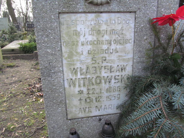 Władysław WITKOWSKI 1886 Toruń - Grobonet - Wyszukiwarka osób pochowanych